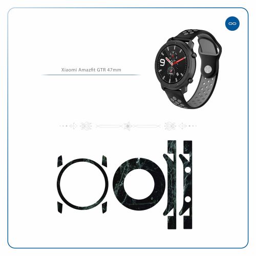Xiaomi_Amazfit GTR 47mm_Graphite_Green_Marble_2